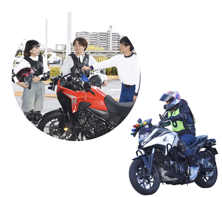 自動二輪教習イメージ